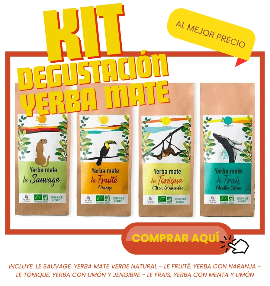 kit de degustacion yerba mate organica
